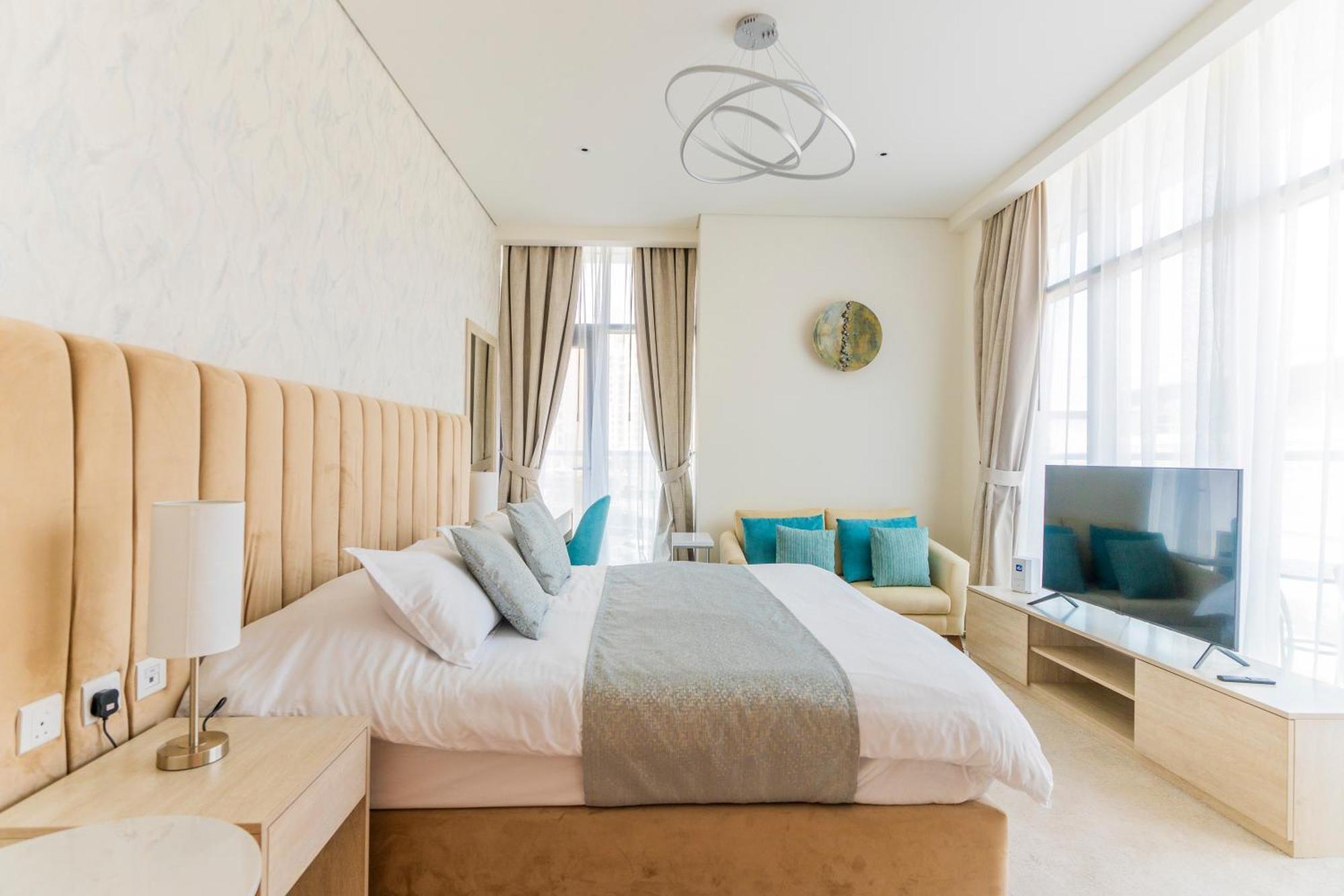 Studio With Private Beach Access At Palm Jumeirah Dubai Buitenkant foto