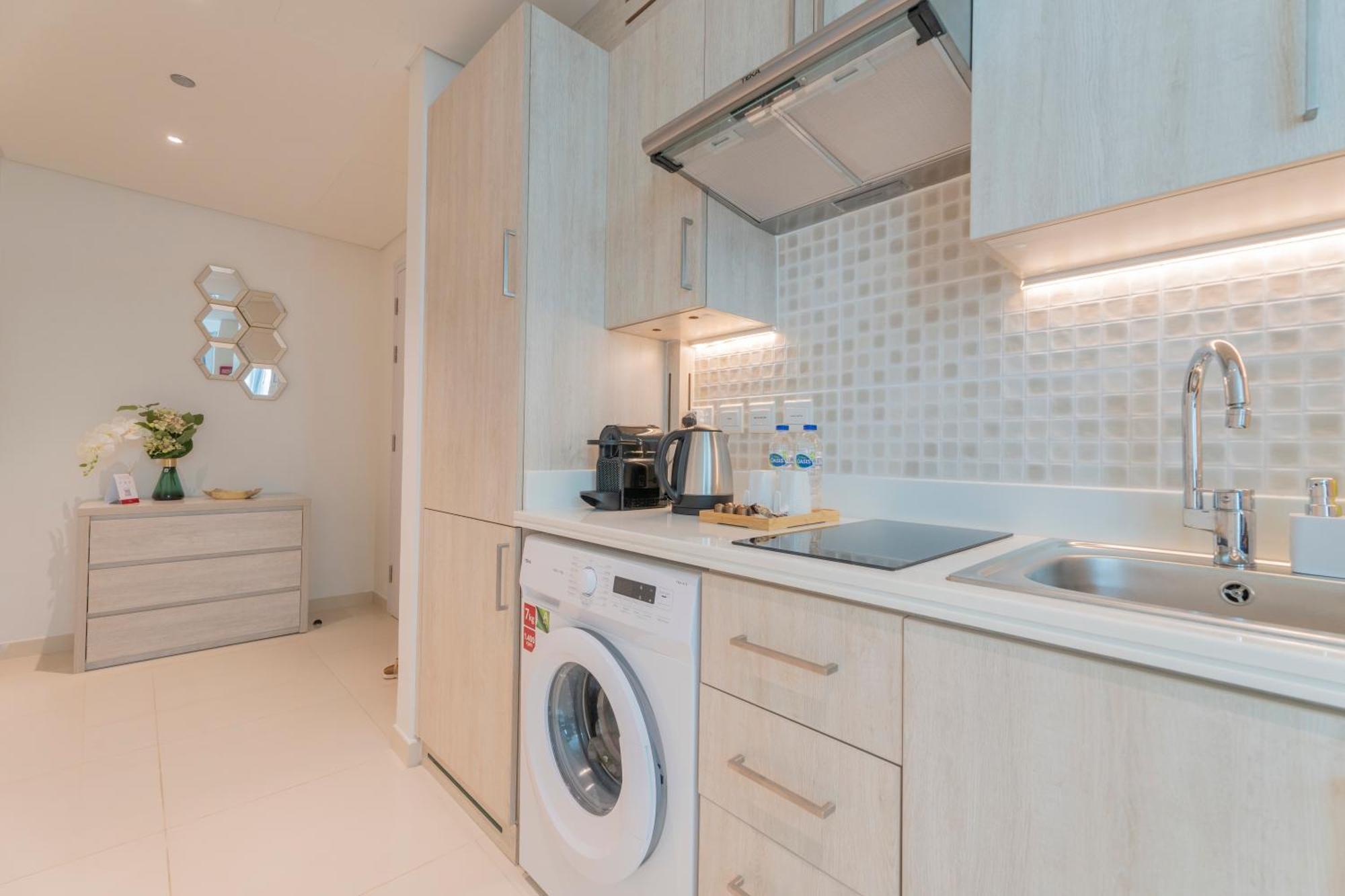 Studio With Private Beach Access At Palm Jumeirah Dubai Buitenkant foto