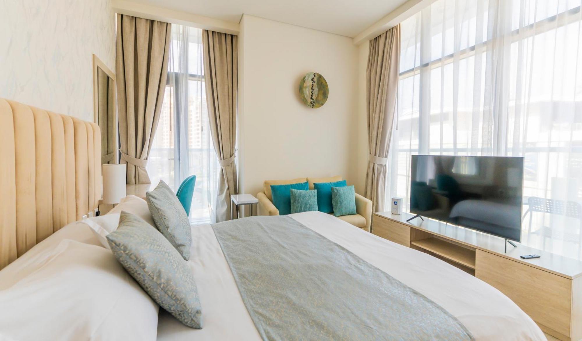 Studio With Private Beach Access At Palm Jumeirah Dubai Buitenkant foto